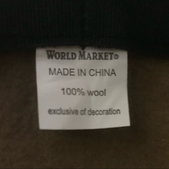 Brown Wool Floppy Boho Festival Hat - Picture 2 of 4